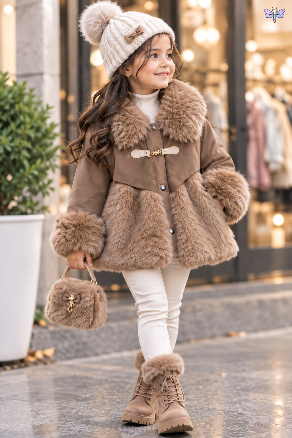 کاپشن دخترونه چرم وارداتی